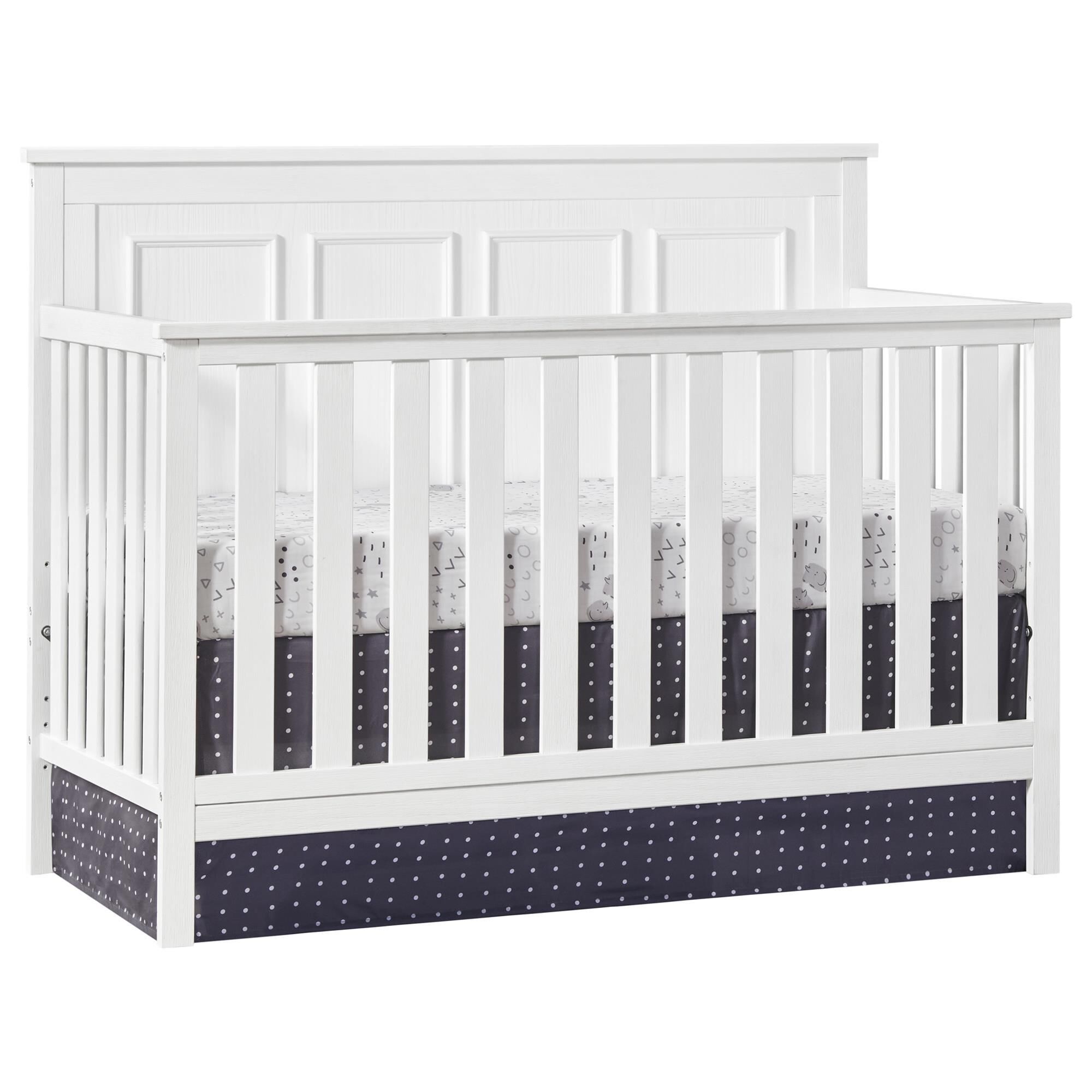 White crib convertible discount