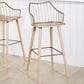 Lumisource Winston Barstool in Whitewashed and Antique Copper, , large