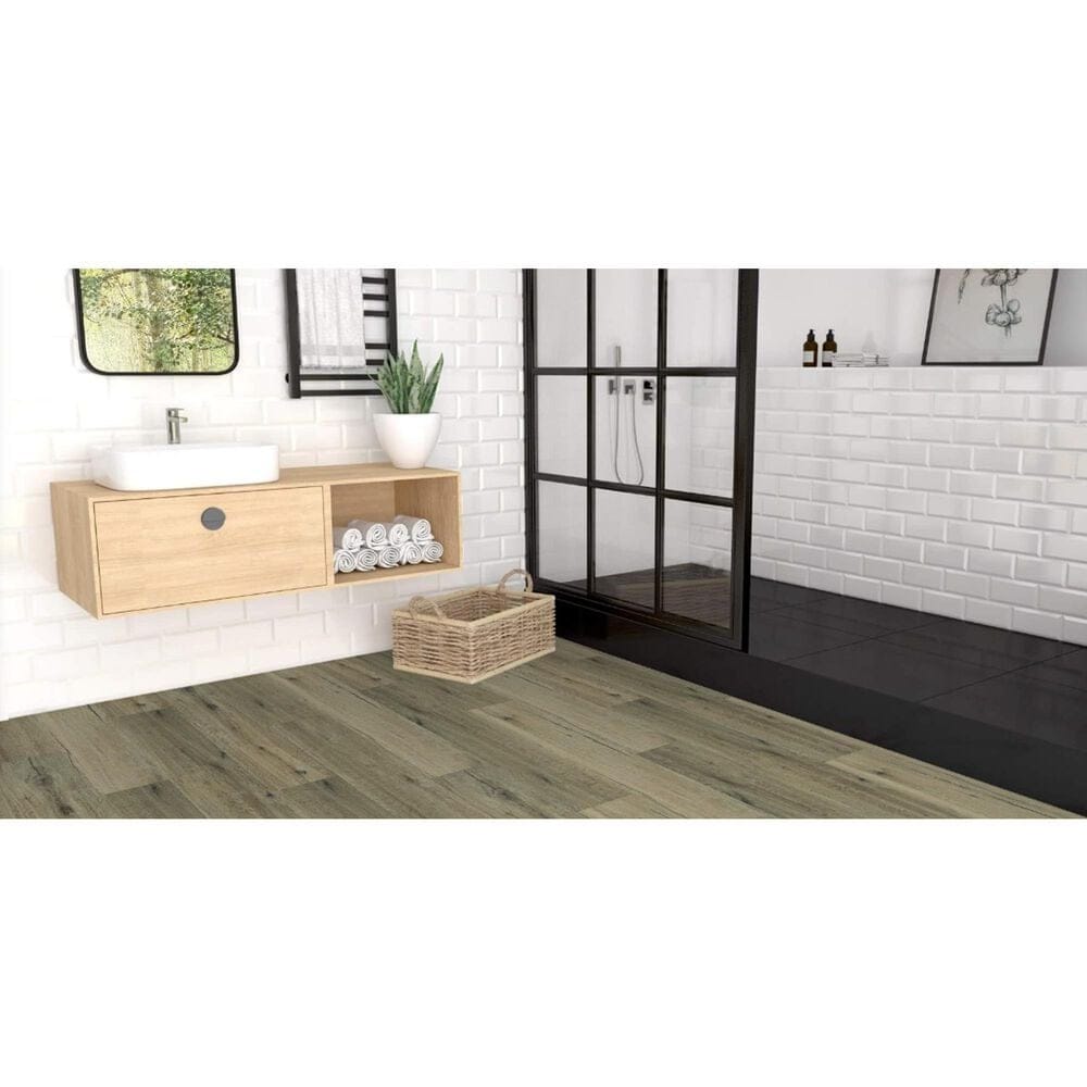 Armstrong Lutea Paradise Composed Brown 7&quot; x 60&quot; Luxury Vinyl Plank, , large