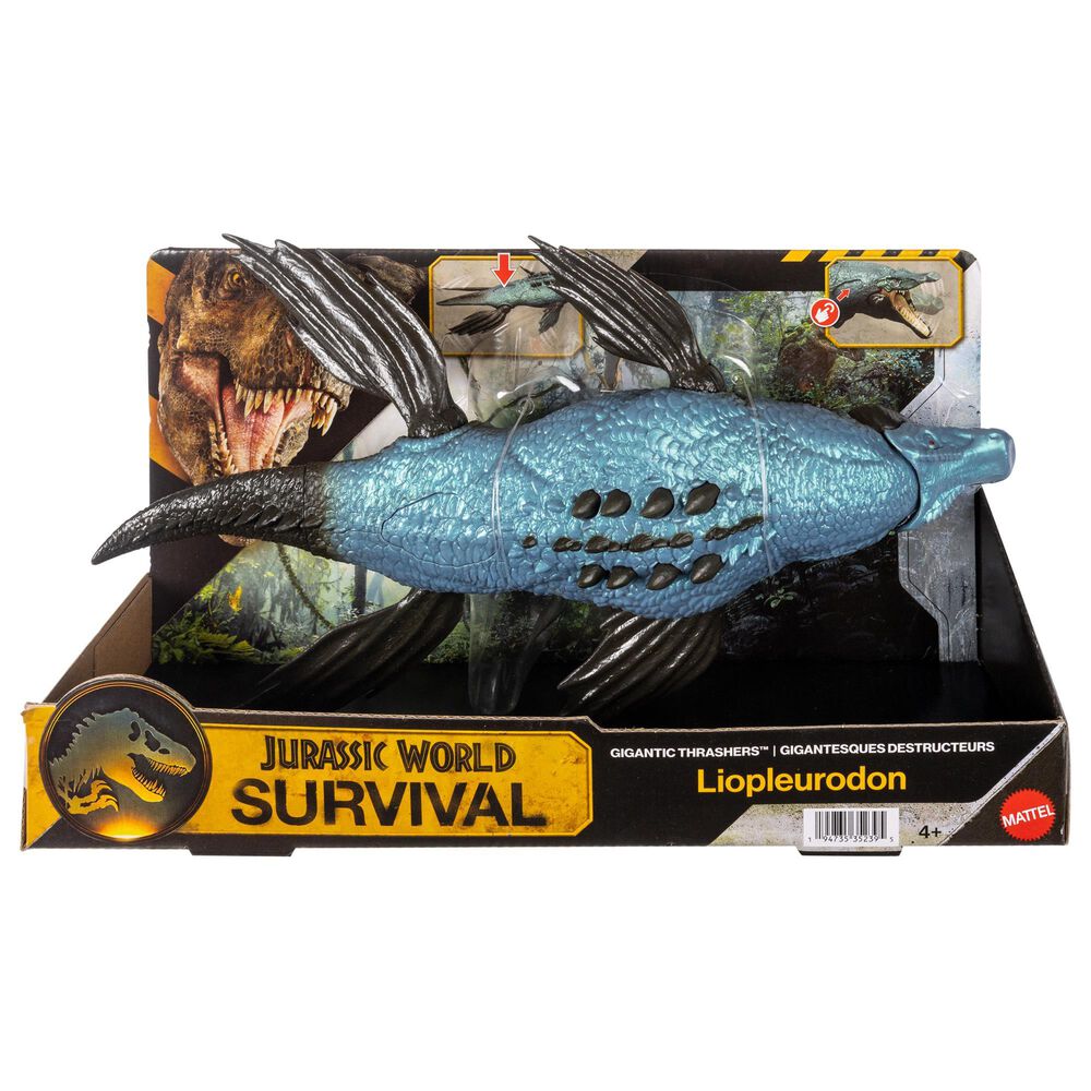 Jurassic World Gigantic Thrasher Liopleurodon Action Figure, , large