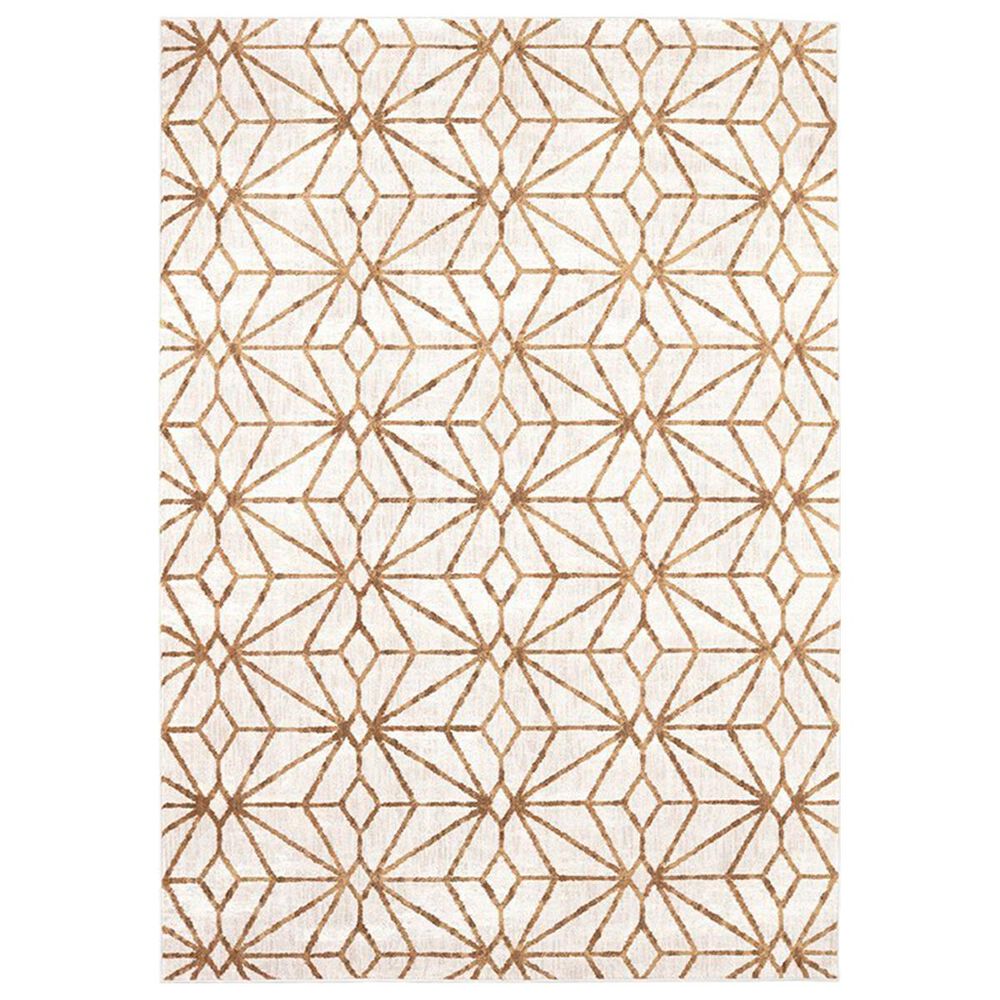Scott Living Artisan Celeste 91680-10037 2" x 3" Brushed Gold Scatter Rug, , large