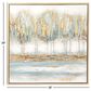 Maple and Jade 39" x 39" Lakeside Canvas Wall Art in Brown, Blue and Yellow, , large