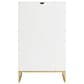 Ashley Socalle 5-Drawer Chest in Matte White and Gold, , large