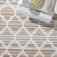 Safavieh Cabana CBN333F 8" x 10" Grey and Ivory Indoor/Outdoor Area Performance Rug, , large
