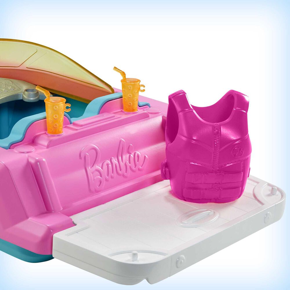 Barbie Boat Vehicle with Puppy, , large
