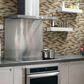 Shaw Molten Stretch Hexagon Penny 11.77" x 11.81" Glass Mosaic Sheet, , large