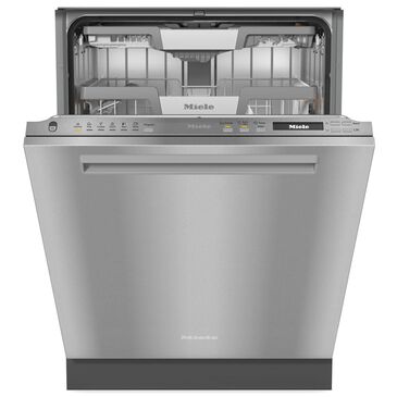 Miele 24" Built-In Fully Integrated Smart Dishwasher with Pocket Handle in Stainless Steel, , large