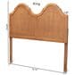 Baxton Studio Tobin King Arched Headboard in Ash Walnut, , large