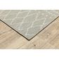 Oriental Weavers Portofino 670H4 9"10" x 12"10" Gray Area Performance Rug, , large