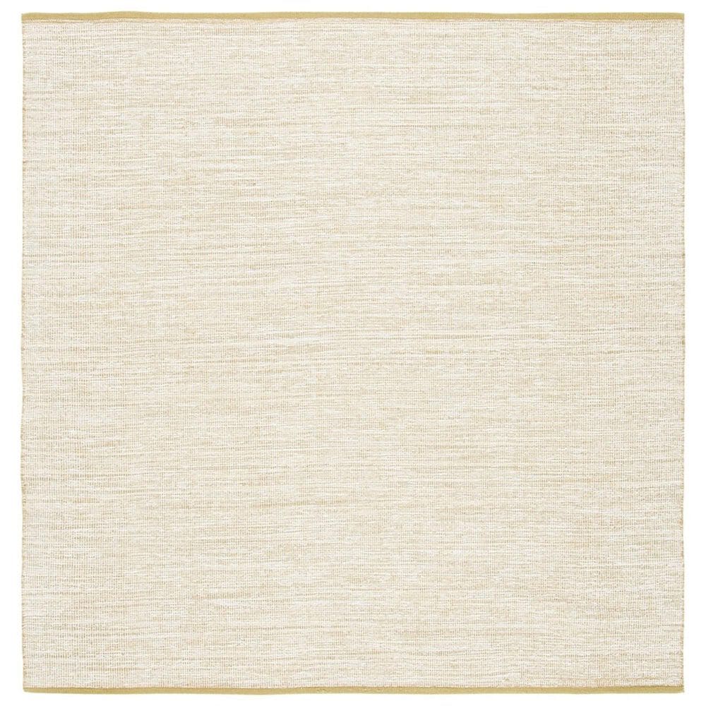 Safavieh Montauk 6" Square Green Olive Area Rug, , large