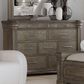 Mayberry Hill Kings Court 10-Drawer Dresser in Grey, , large