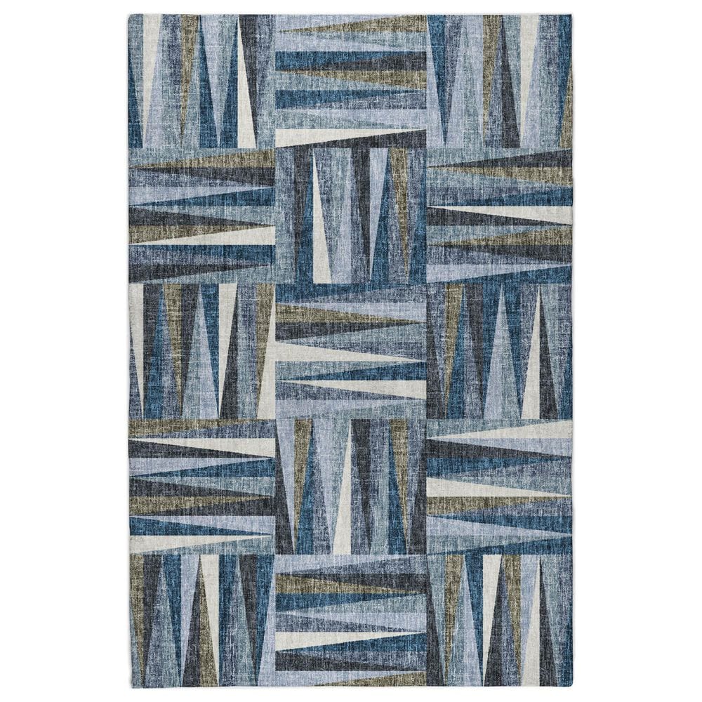 Dalyn Rug Company Lorenzo LN2 Denim 9" x 12" Area Rug, , large