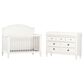 Eastern Shore Elsa 3-Piece 4-in-1 Convertible Crib with Dresser and Changer Top Nursery Set in Lace, , large