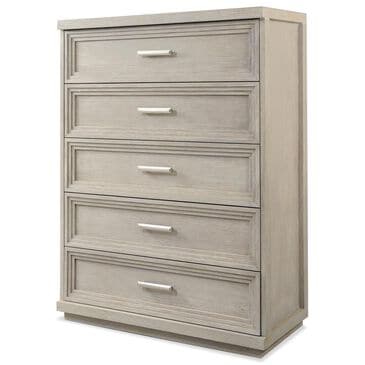 Riverside Furniture Cascade 5-Drawer Chest in Dovetail, , large