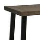 Noble House Lyons 7-Piece Dining Set in Black and Gray, , large