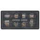 Mohawk Dri-Pro Deluxe Coffee Guide 1"8" x 3"6" Multicolor Area Rug, , large