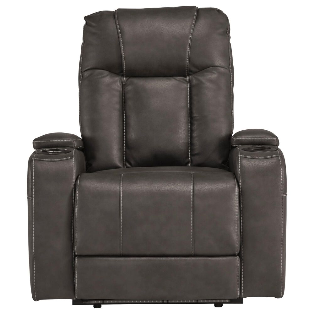 Ashley Feazada Power Recliner in Shadow, , large