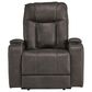 Ashley Feazada Power Recliner in Shadow, , large