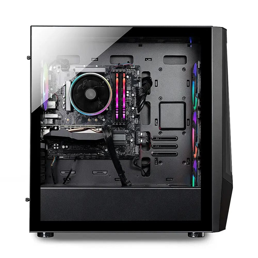 iBUYPOWER TraceMesh Gaming Desktop | AMD Ryzen 7-7700 - 32GB RAM - AMD Radeon RX 7800 XT - 2TB SSD in Black, , large