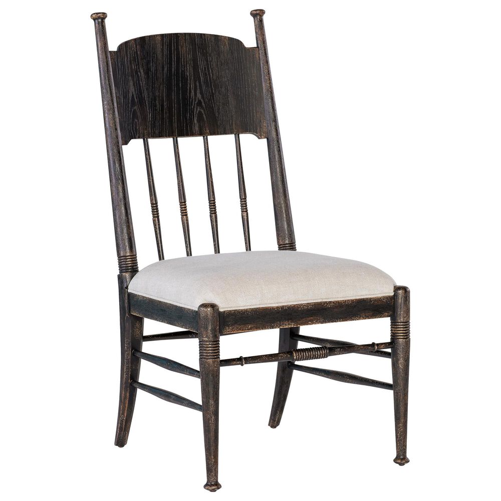 Hooker Furniture Americana Traditional Dining Table and 6 Chairs in Black, , large