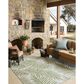 Loloi Easton Ivory and Green 5"3" x 7"6" Indoor/Outdoor Area Rug, , large