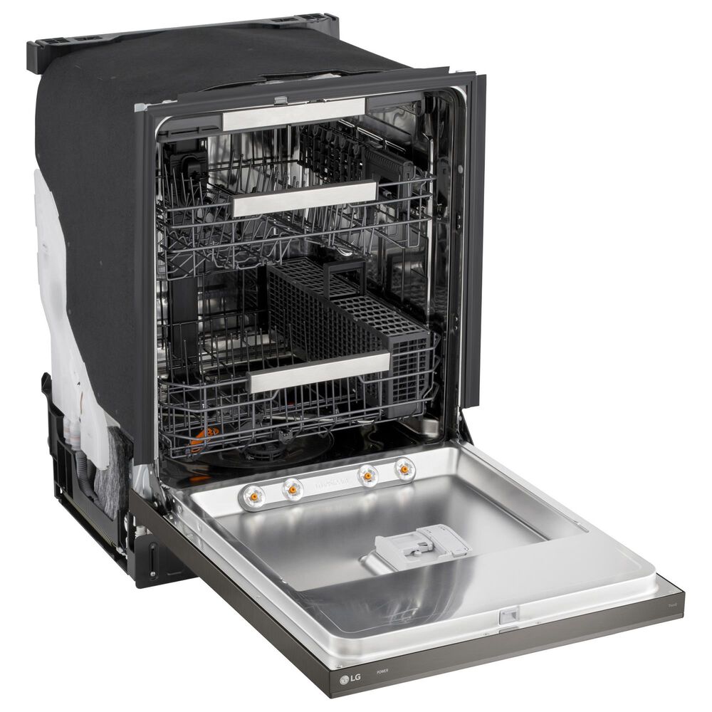 LG 24&quot; Built-In Pocket Handle Dishwasher with 3rd Rack in Black Stainless Steel, , large