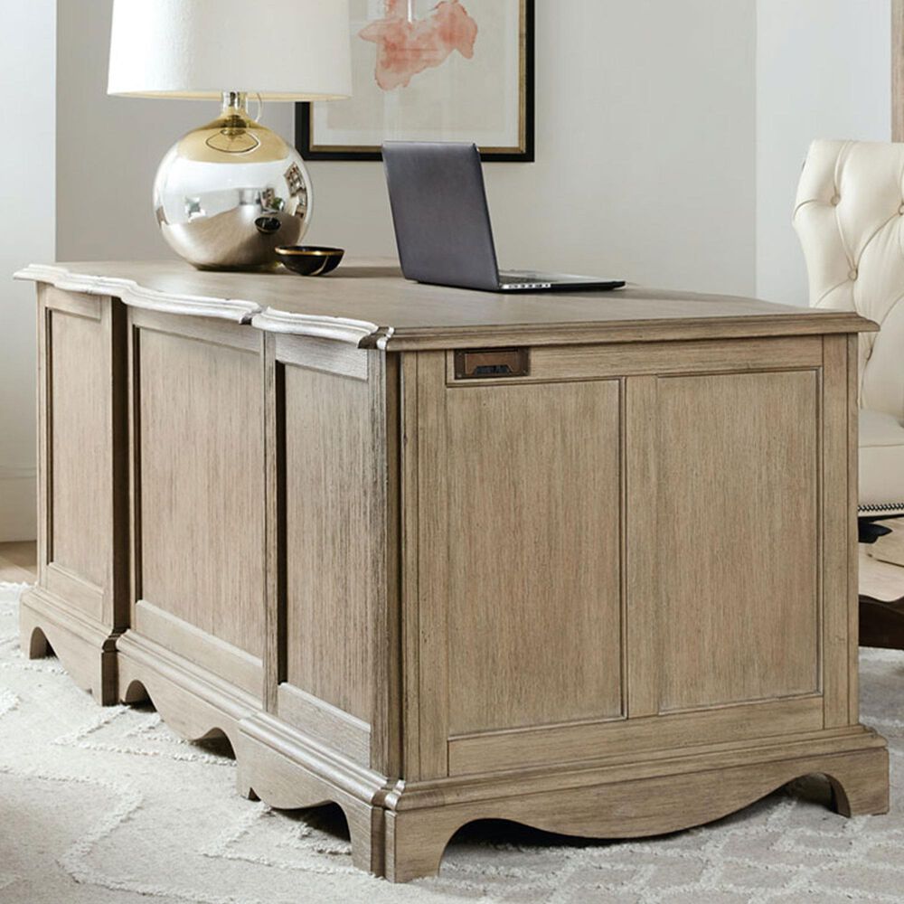 Hooker Furniture Corsica Executive Desk in Light Natural, , large