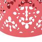 Hearth and Haven Outdoor End Table with Floral Pattern in Coral, , large