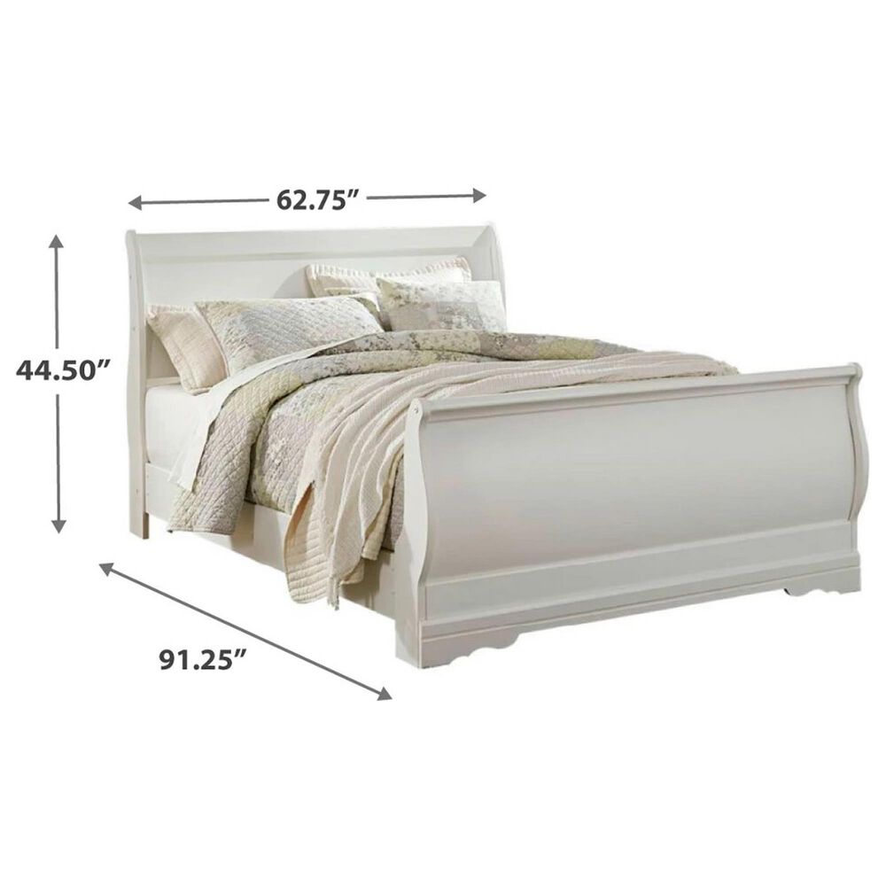 Ashley Anarasia 4-Piece Queen Bedroom Set in White, , large