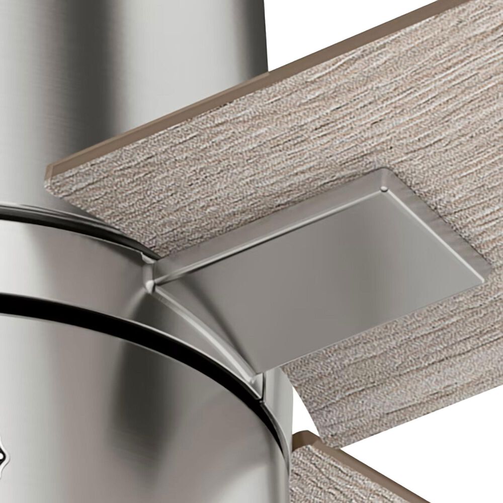Hunter Beck 52&quot; Ceiling Fan with LED Lights in Brushed Nickel, , large