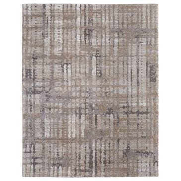Feizy Rugs Skyview 9" x 12" Ivory and Brown Area Rug, , large