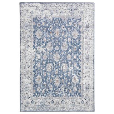 Central Oriental Trisha Yearwood Belmont Malian 5" x 7" Blue and Ivory Area Rug, , large