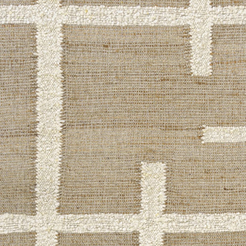 L&amp;R Resources Geoblend Geometric 2&#39;6&quot; x 8&#39; Natural and Ivory Runner, , large