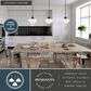 Vaxcel Eastgate 1-Light Pendant in Matte Black, , large