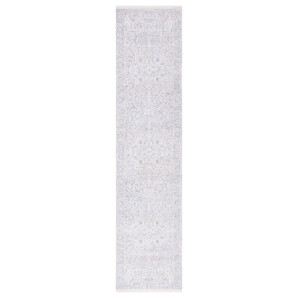 Safavieh Marmara 2" x 8" Beige, Grey and Blue Runner, , large