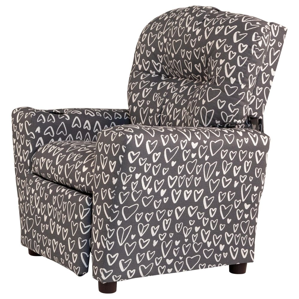 Brazil Child&#39;s Recliner with Cupholder in Gray, , large