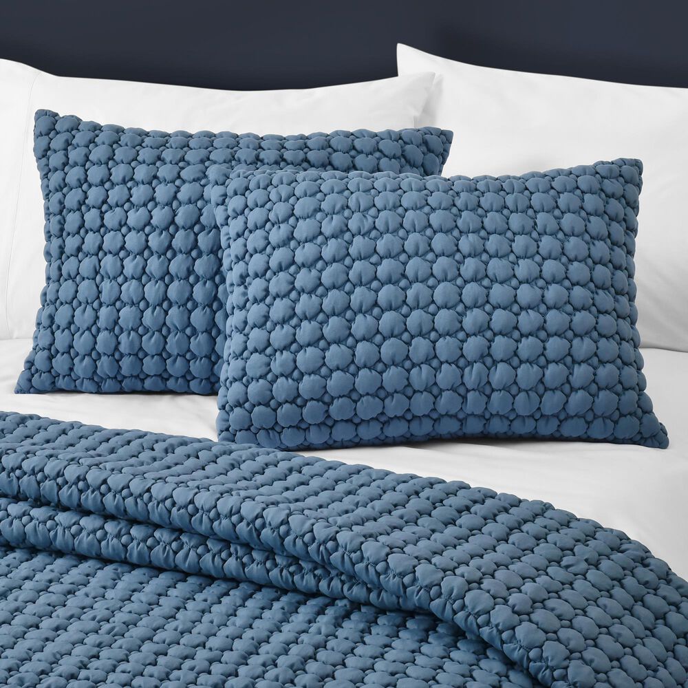 J. Queen New York Cloud Puff 2-Piece Twin/Twin XL Quilt Set in Blue, , large