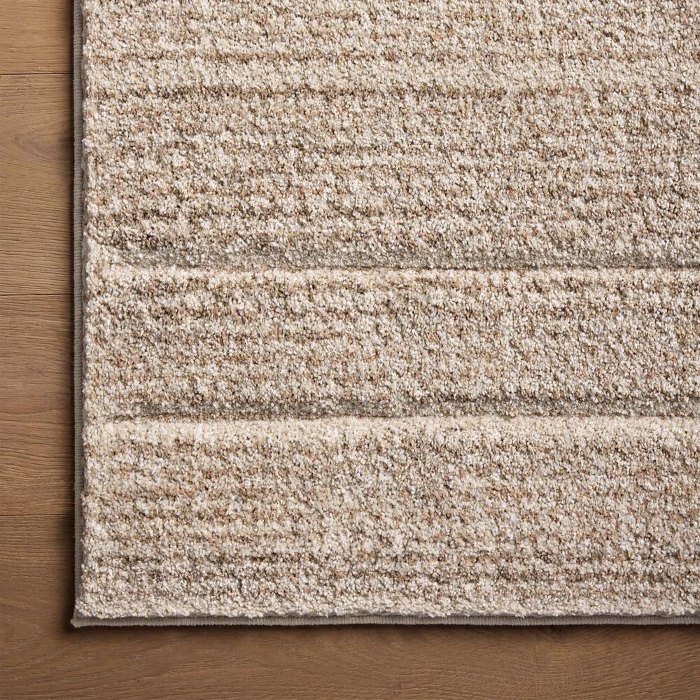 Loloi Silas 5&#39;3&quot; x 7&#39;8&quot; Oatmeal and Clay Area Rug, , large
