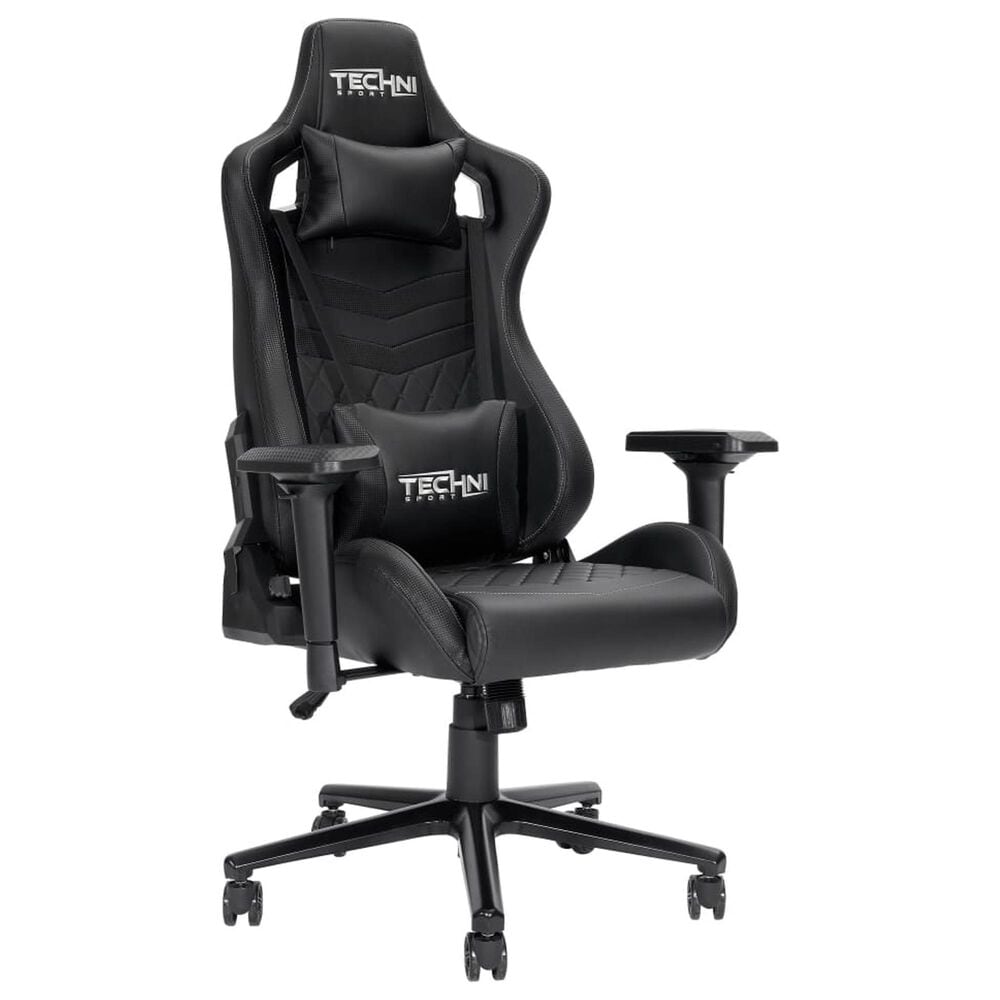 Techni Sport GameMaster Gaming Chair in Black, , large