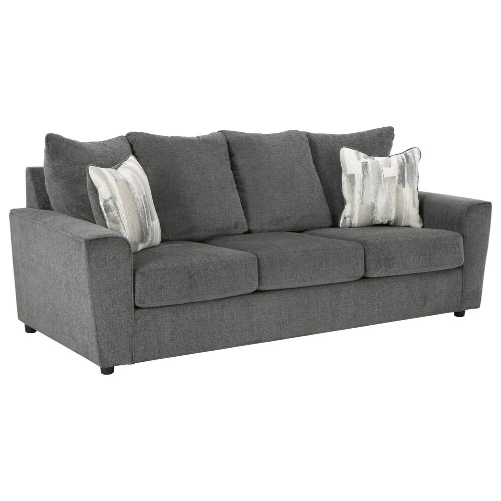 Ashley Stairatt Stationary Sofa and Loveseat Set in Gravel, , large