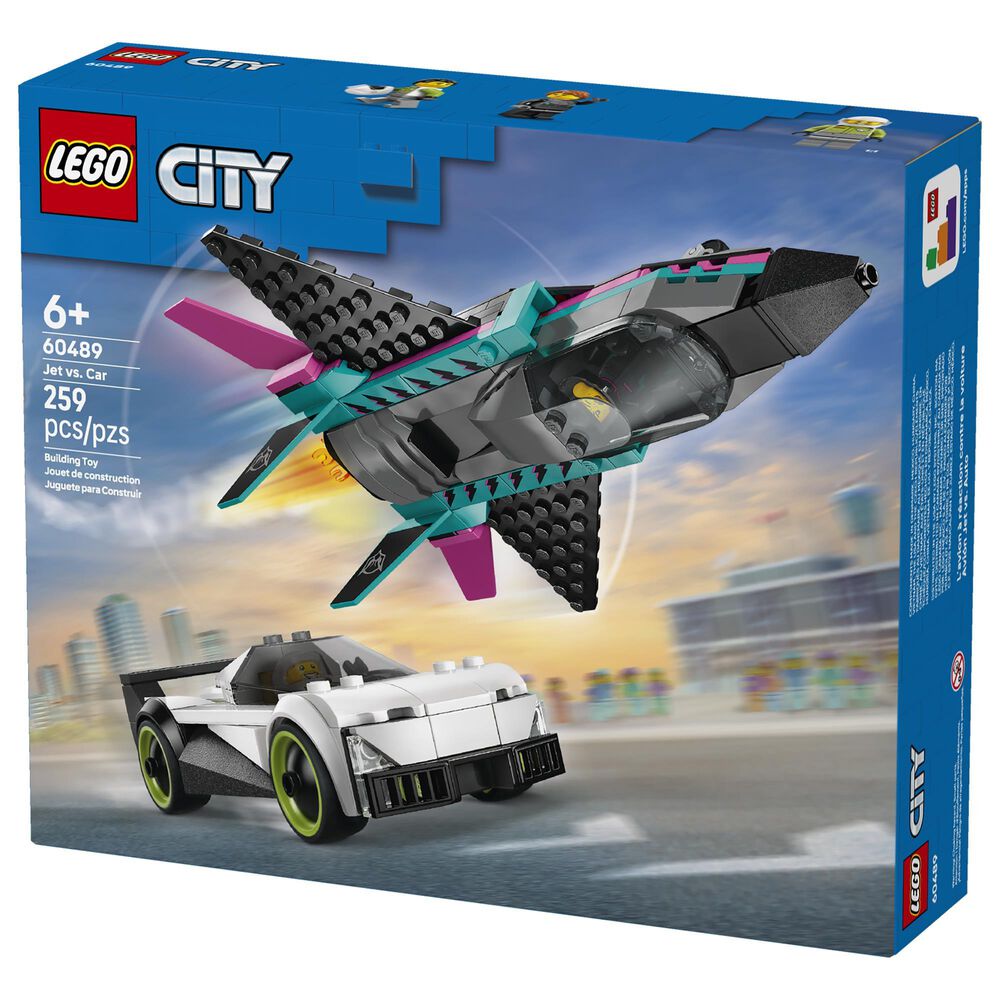 LEGO City Jet vs. Car Building Set, , large