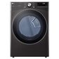 LG 4.5 Cu. Ft. Front Load Washer and 7.4 Cu. Ft. Gas Dryer with TurboWash 360 Laundry Pair in Black Steel, , large