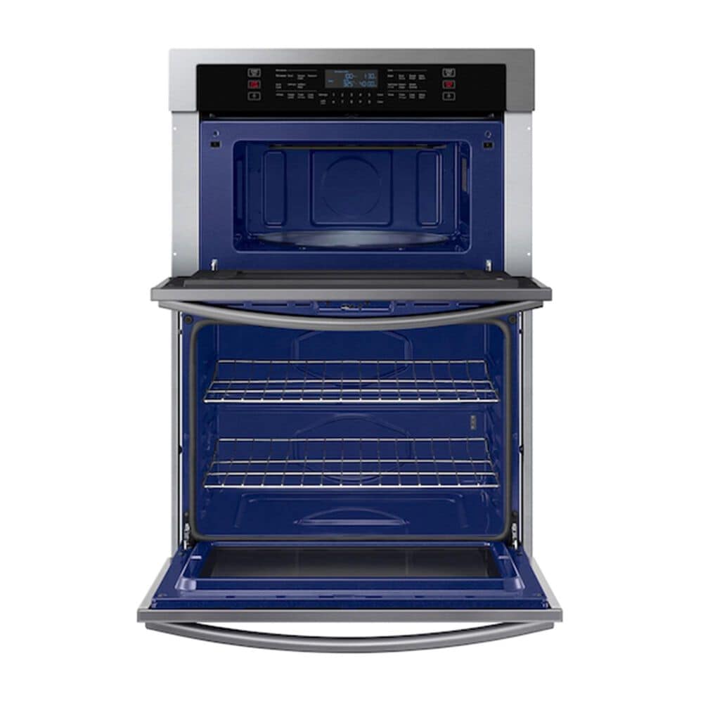 Samsung 30&quot; Smart Electric Wall Oven with Microwave Combination in Stainless Steel, , large