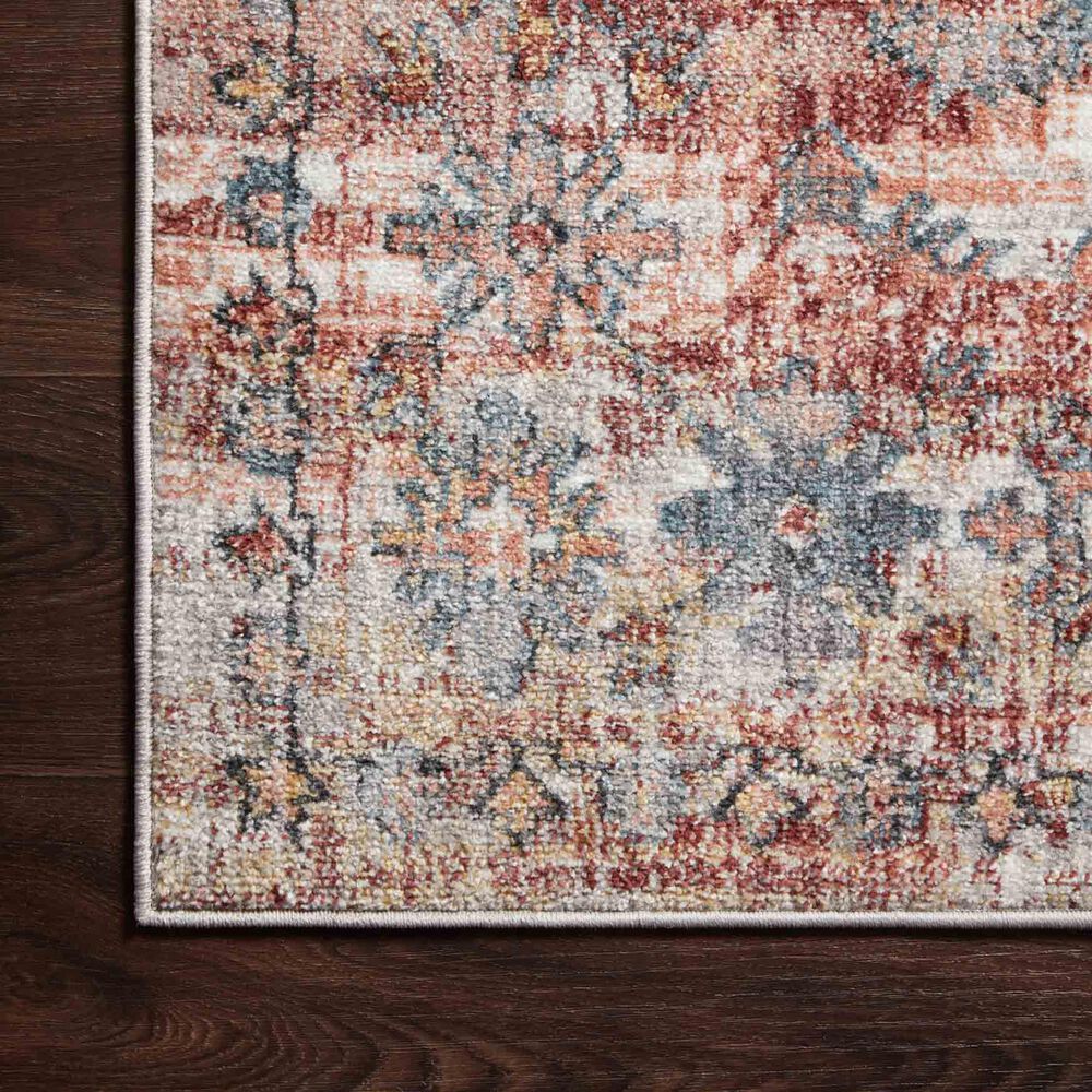 Loloi II Cassandra CSN-06 2&#39;6&quot; x 4&#39; Rust and Multicolor Area Rug, , large