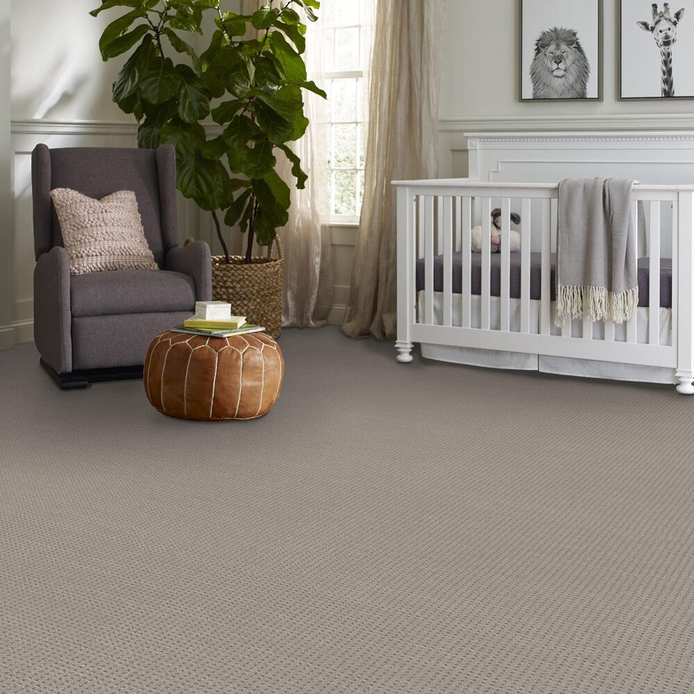 Shaw Finely Detailed Carpet in Warm Taupe, , large