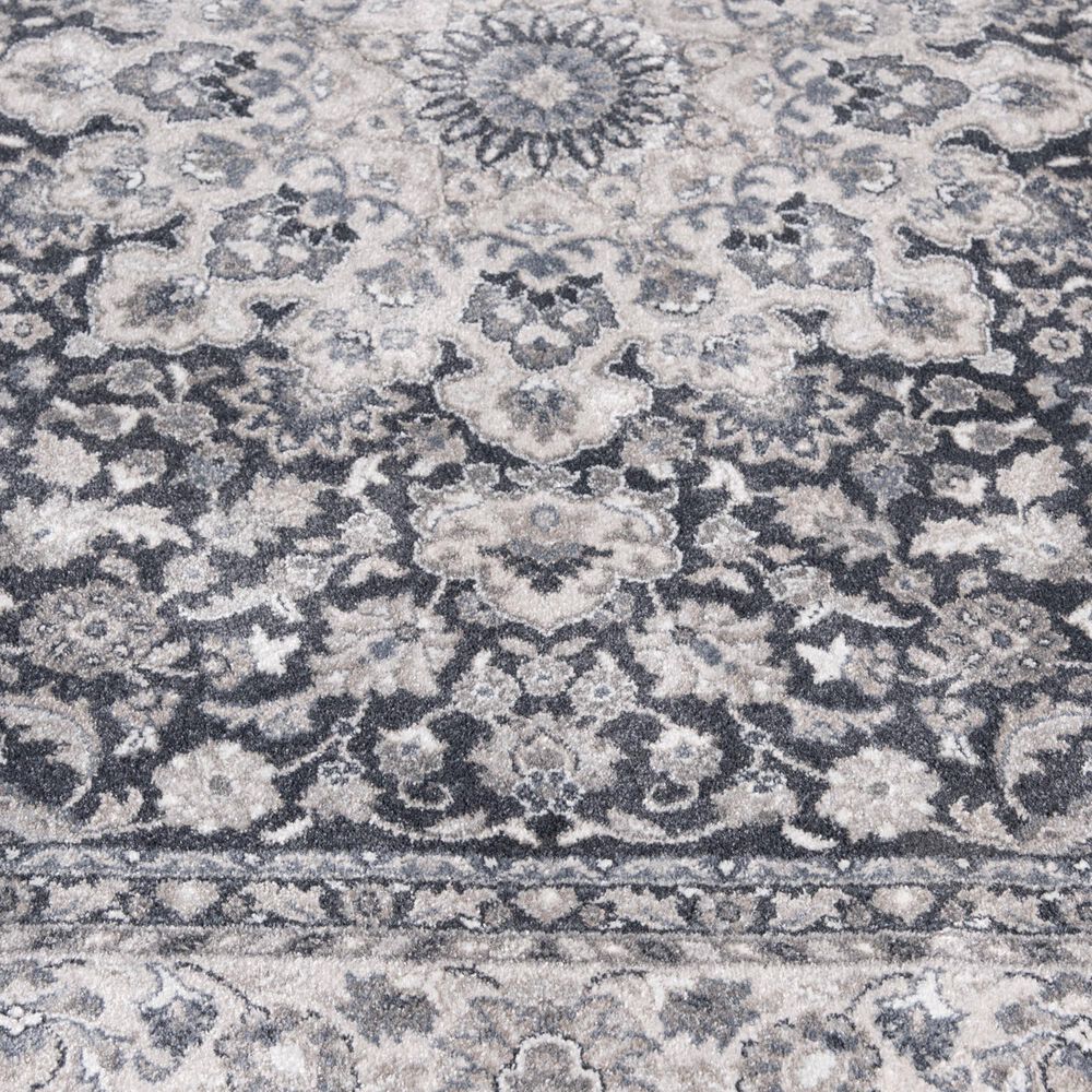 Central Oriental Clearwater Alegria 5&#39; x 8&#39; Nightfall and Biscuit Area Rug, , large