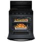 Whirlpool 5.3 Cu. Ft. Freestanding Smart Gas Range with Air Cooking Technology in Black, , large