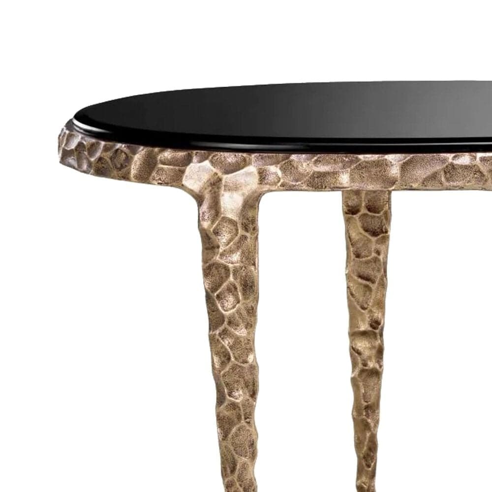 Eichholtz Livana 2-Piece Nesting Side Table in Vintage Brass, , large
