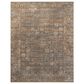Loloi Heritage 2" x 3" Mocha and Denim Area Rug, , large