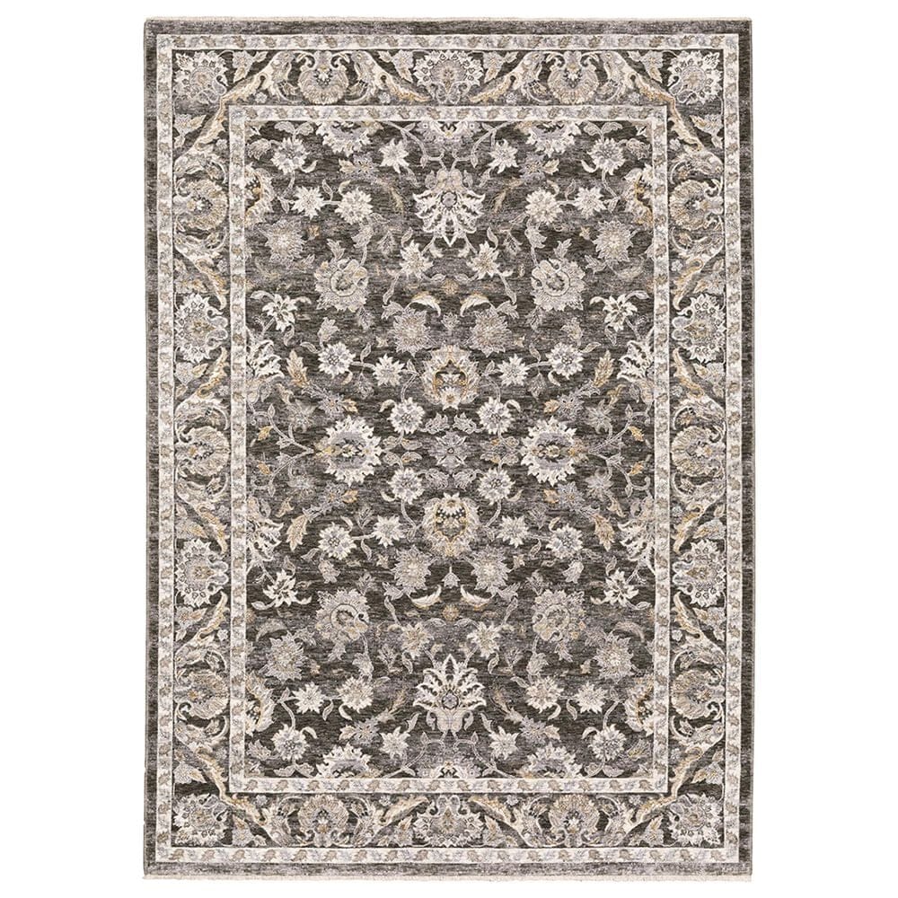 Oriental Weavers Maharaja Nepal 70N 2" x 3" Grey and Ivory Scatter Rug, , large